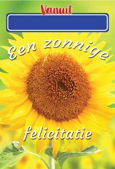 Vanuit... een zonnige felicitatie