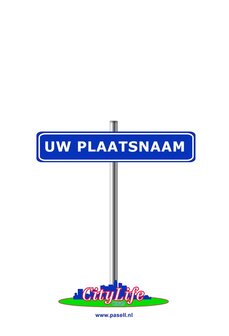 Plaatsnaamkaart HG Bloem