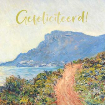 Monet / La Corniche bij Monaco - Gefeliciteerd !