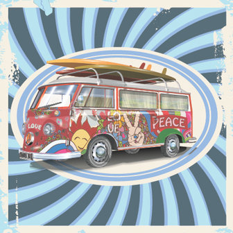 Campervan Love &amp; Peace - Zonder tekst