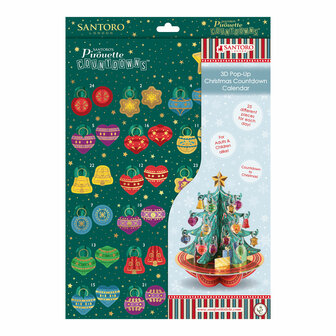 3D Kerstboom Adventskalender -Pirouette