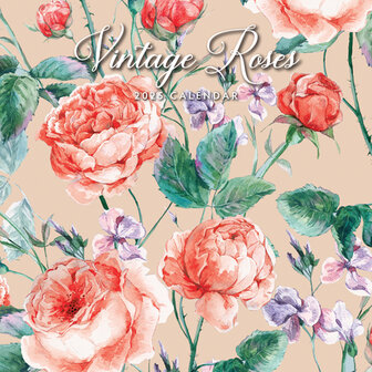 Vintage Roses kalender 2025