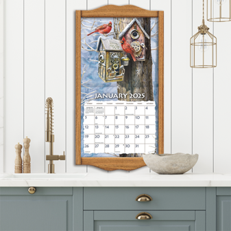 LANG kalender 2025 Birdhouses 