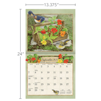 LANG Kalender 2025 Birds In the Garden 