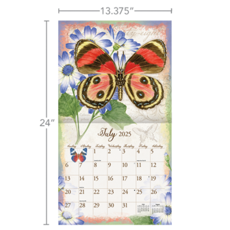 LANG Kalender 2025 Butterflies 