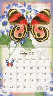 LANG Kalender 2025 Butterflies 