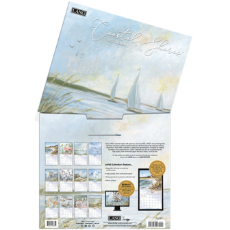 LANG Kalender 2025 Coastal Shores 