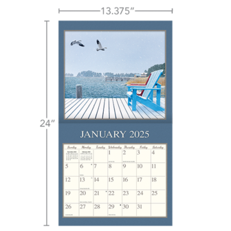 LANG Kalender 2025 Cottage Country 