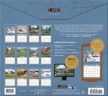 LANG Kalender 2025 Country Living 