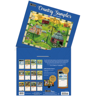 LANG Kalender 2025 Country Sampler