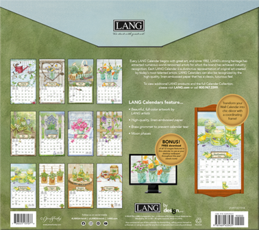 LANG Kalender 2025 Herb Garden 