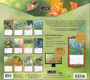 LANG Kalender 2025 Hummingbirds