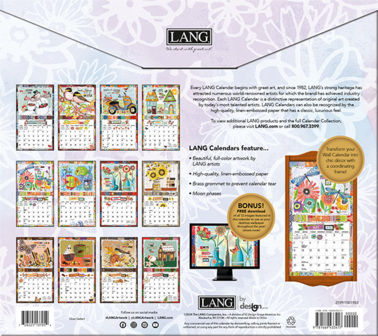 LANG Kalender 2025 Happy Life