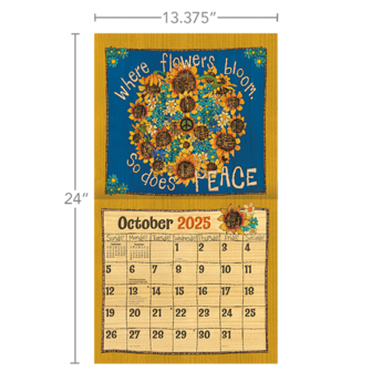 LANG Kalender 2025 Painted Peace 