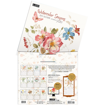 LANG Kalender 2025 Watercolor Seasons 