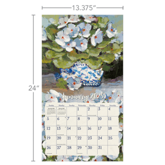 LANG Kalender 2025 Gallery Florals 