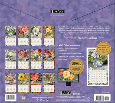 LANG Kalender 2025 Gallery Florals 