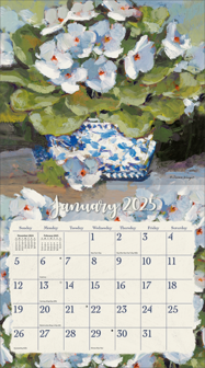 LANG Kalender 2025 Gallery Florals 