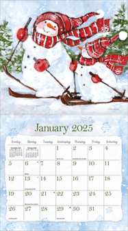 LANG Kalender 2025 Sam Snowman