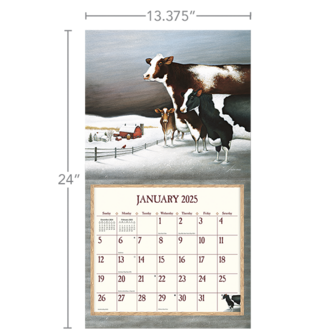 LANG Kalender 2025 Cows, Cows, Cows 