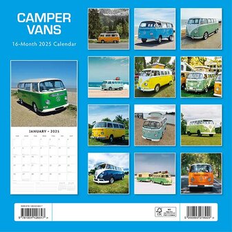 Camper Vans kalender 2025