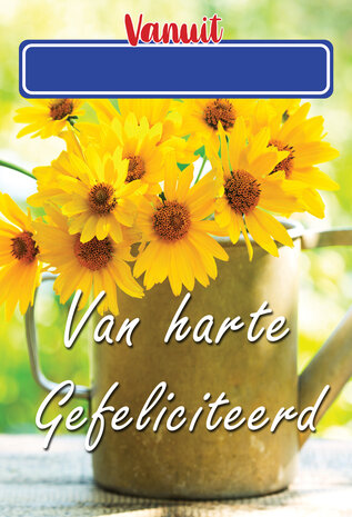 Van harte gefeliciteerd