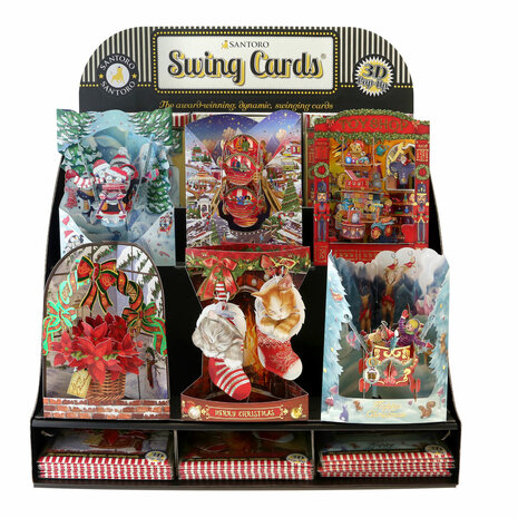 Swing Cards - 3D X-mas display