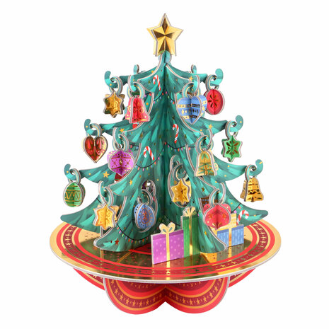 3D Kerstboom Adventskalender -Pirouette