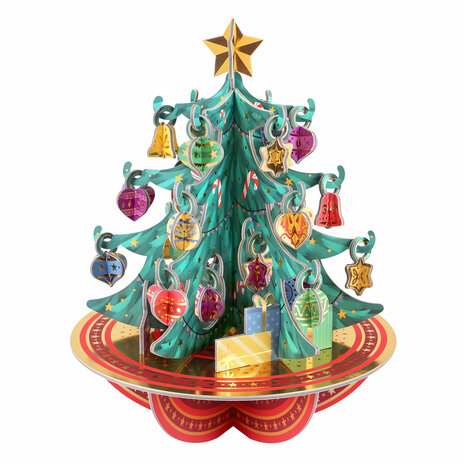 3D Kerstboom Adventskalender -Pirouette