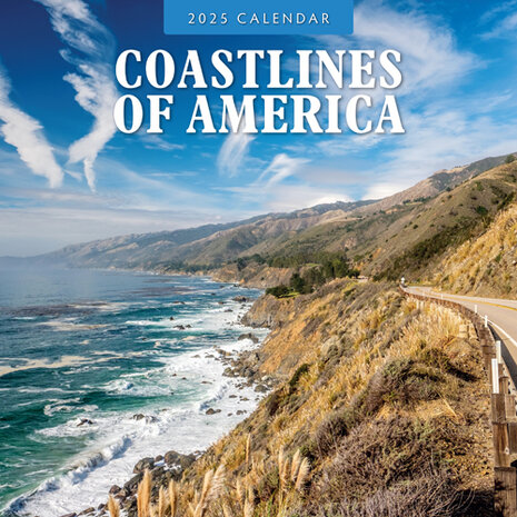 Coastlines of America kalender 2025