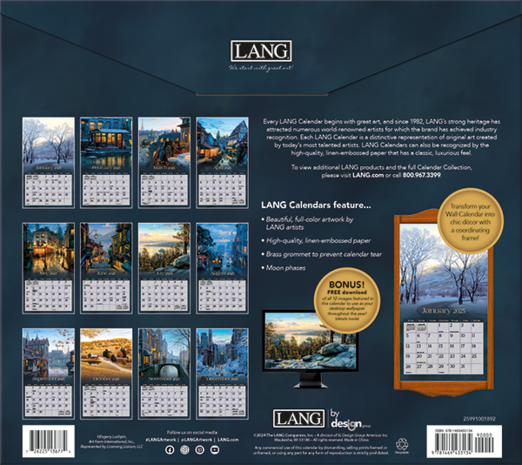 LANG Kalender 2025 Around The World