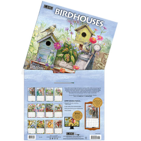 LANG kalender 2025 Birdhouses 