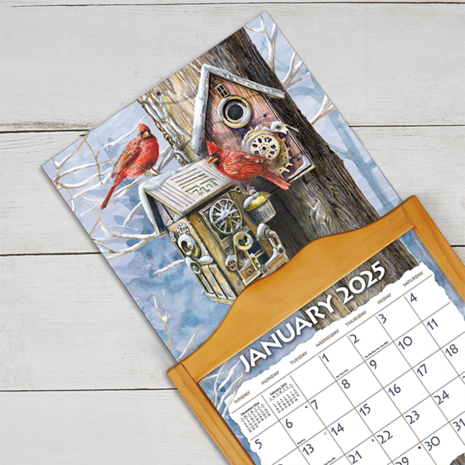 LANG kalender 2025 Birdhouses 