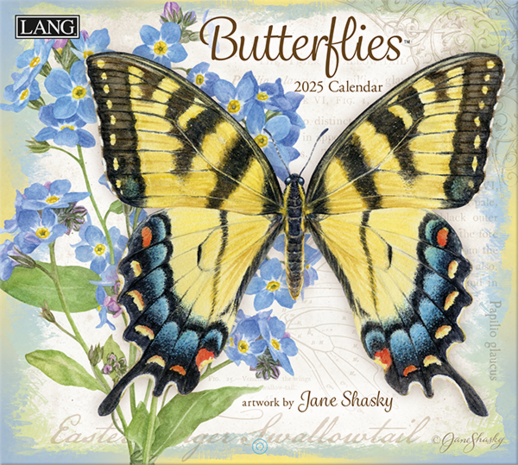 LANG Kalender 2025 Butterflies 