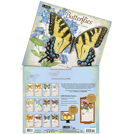 LANG Kalender 2025 Butterflies 