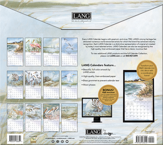 LANG Kalender 2025 Coastal Shores 