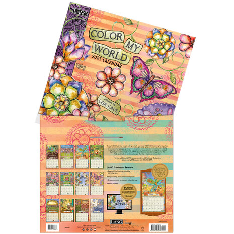 LANG kalender 2025 Color My World 