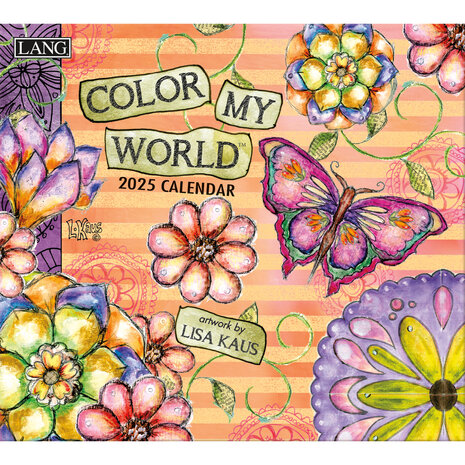 LANG kalender 2025 Color My World 