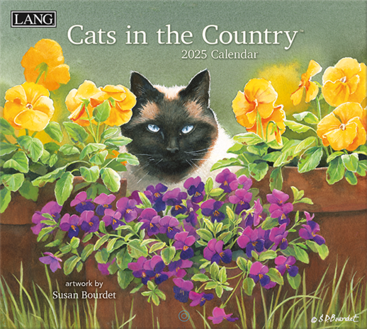 LANG Kalender 2025 Cats in the Country 