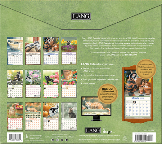 LANG Kalender 2025 Cats in the Country 