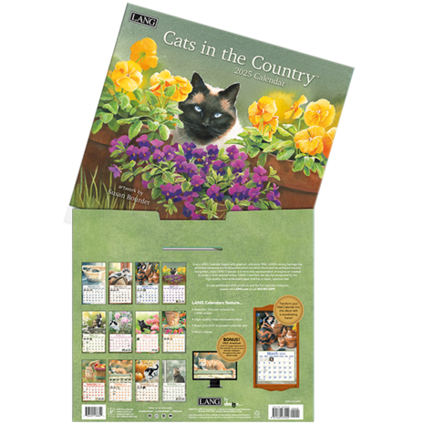 LANG Kalender 2025 Cats in the Country 