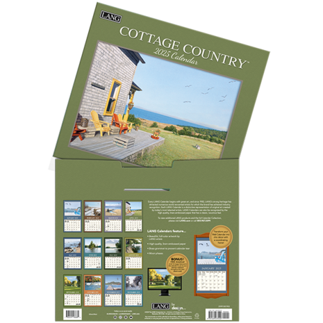 LANG Kalender 2025 Cottage Country 