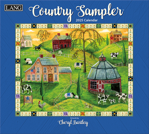 LANG Kalender 2025 Country Sampler