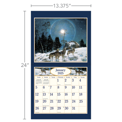 LANG Kalender 2025 Four Seasons