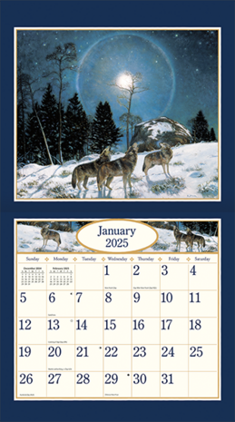 LANG Kalender 2025 Four Seasons