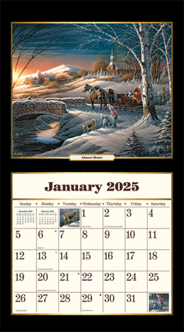 LANG Kalender 2025 Terry Redlin 