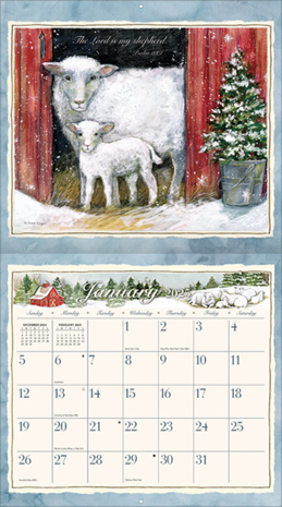 LANG Kalender 2025 The Lord is My Shepherd 