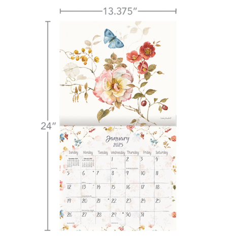 LANG Kalender 2025 Watercolor Seasons 