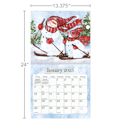 LANG Kalender 2025 Sam Snowman