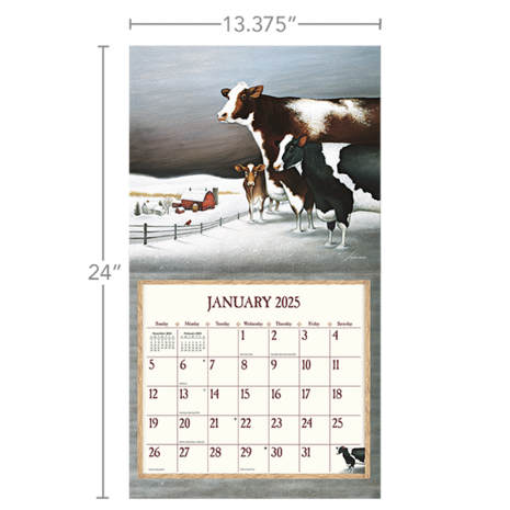 LANG Kalender 2025 Cows, Cows, Cows 